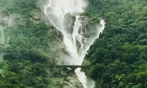 Dudhsagar Waterfall In Goa